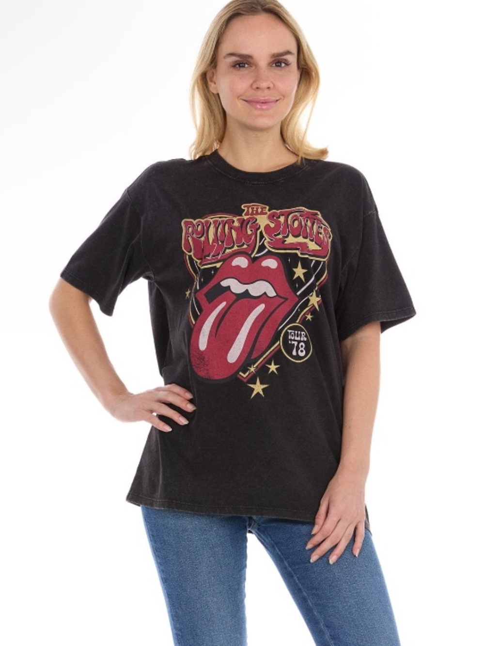 The Rolling Stones Black Logo Graphic Tee Size 2X - Picture 5 of 5